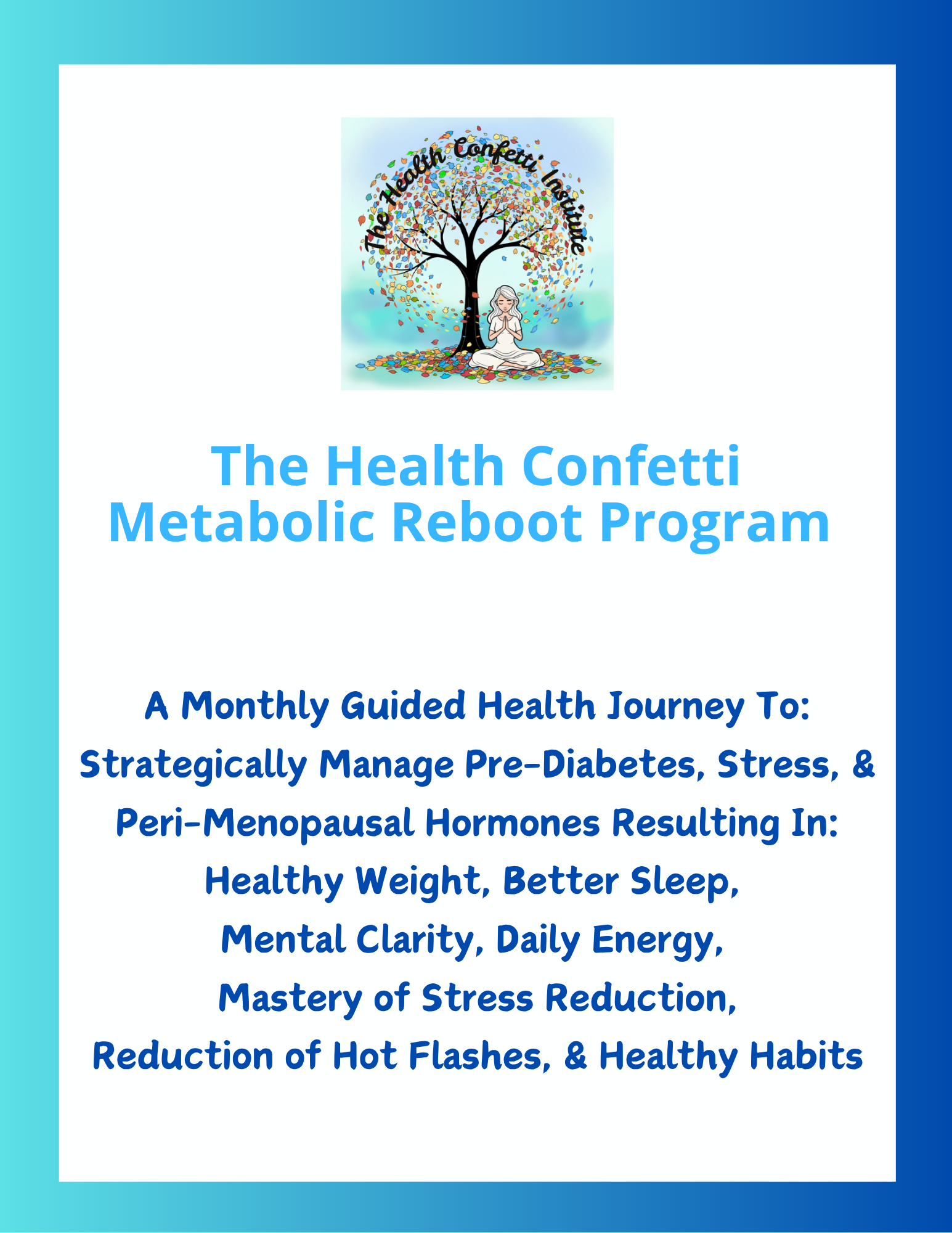 Deluxe Monthly Subscription: Reboot Your Metabolism Health Coaching Program + 3 Teas + 9 Essential Bonuses