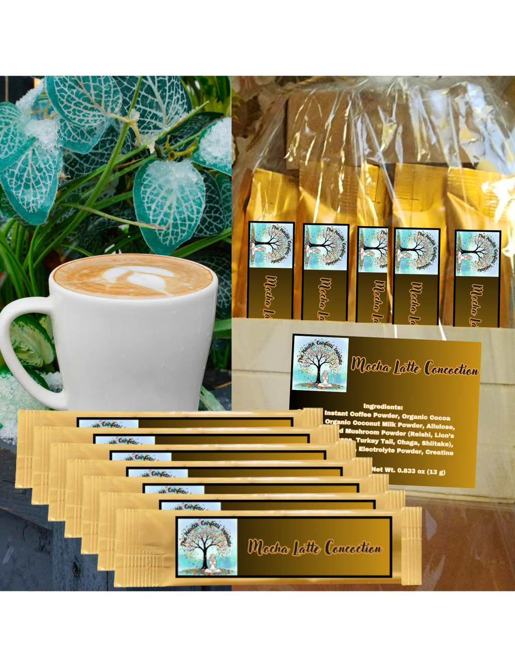 Organic Mocha Latte Concoction - 31 Packets